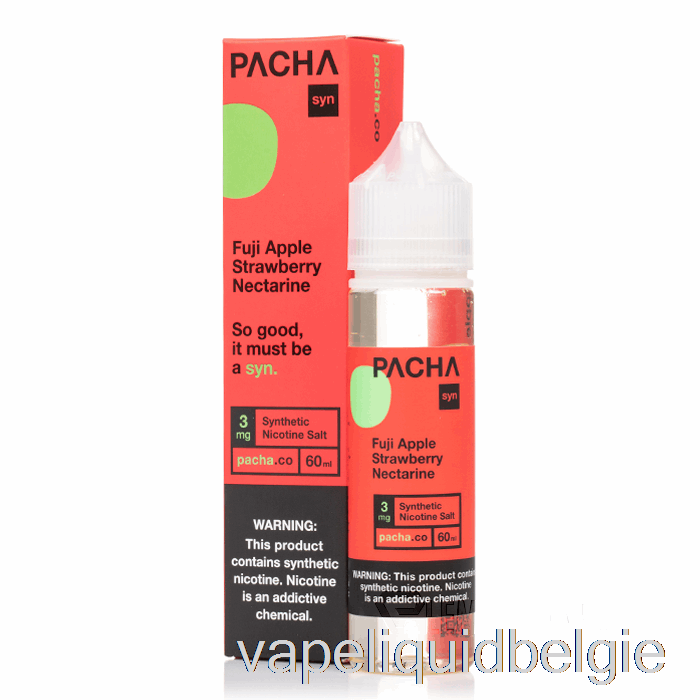 Vape Vloeistof Fuji Appel Aardbei Nectarine - Pachamama - 60ml 0mg